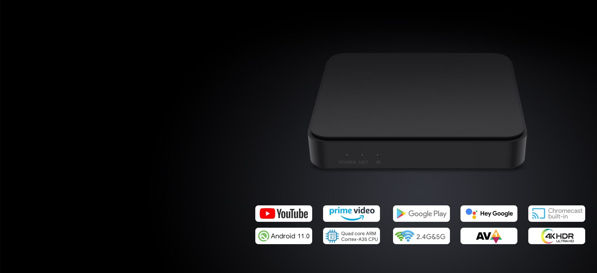 Videostrong google assistant android TV Box VT9305