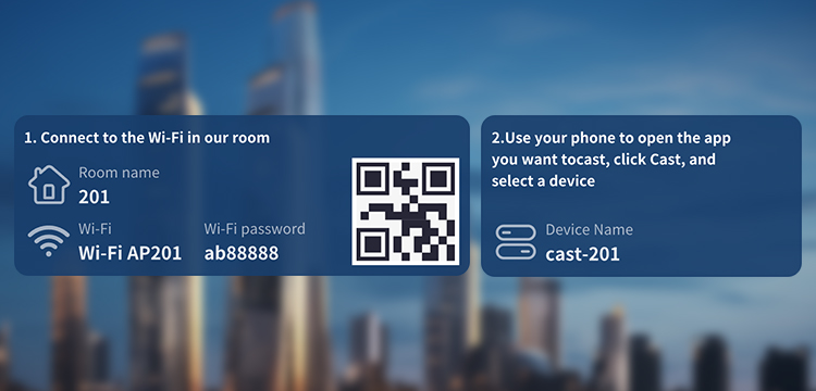 Videostrong Hotel Chromecast Step