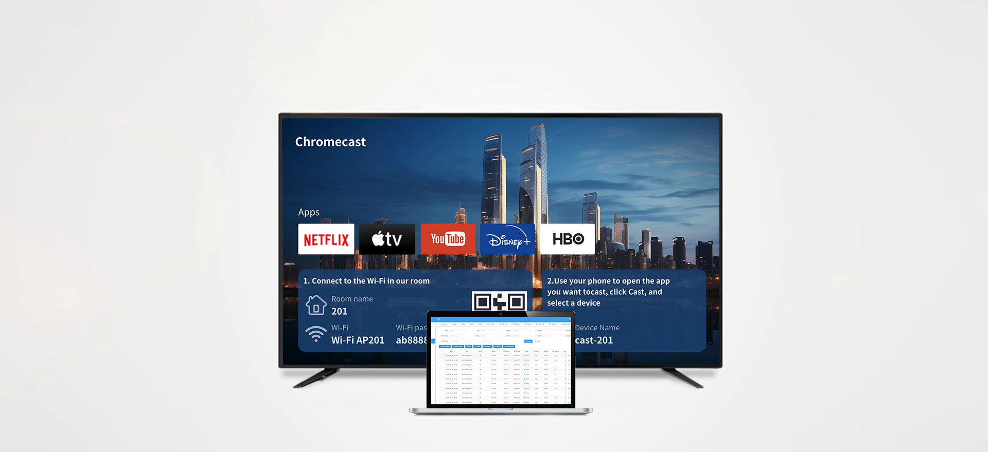 Videostrong Hotel Chromecast HW&SW Solution