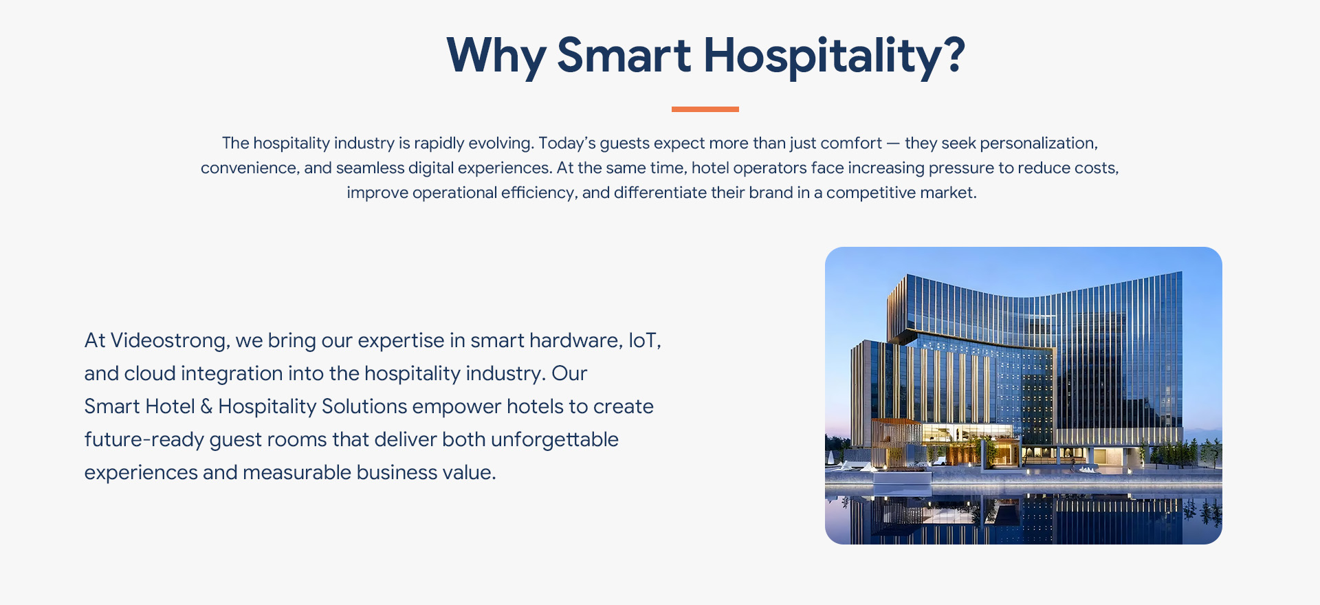 smart hotel solution overview